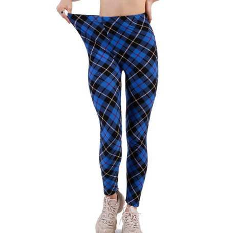 Sapphire Star Leggings Sport Women Fitness Push Up Yoga Pants High Waist Workout Running Sportswear Gym Tights Bottom