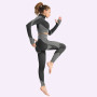 Women Sports High Waist Leggings Seamless Gym Clothing Workout 3 Pieces Running Suits Fitness Leggins Booty Lifting Sexy Girl