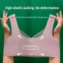 Top Seamless Women's Bras Large Size Sports Tops Support Show Small Comfortable No Steel Ring Underwear Yoga Fitness Sleep Vest
