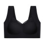 Top Seamless Women's Bras Large Size Sports Tops Support Show Small Comfortable No Steel Ring Underwear Yoga Fitness Sleep Vest