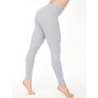 Women Blended Fabrics Leggings White Black Grey Solid Color Skinny Stretchy Pants Casual Sport Fitness Leggings
