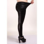 Black Leather Pants Women Leggings High Waist