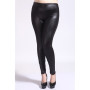 Black Leather Pants Women Leggings High Waist