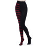 Striped Leggings Fashion Women Goth Style High Waist