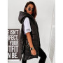 Sleeveless Puffer Jacket Women Hooded Cotton Padded Waistcoat Casual Streetwear Zipper Pocket Jacket Fashion Long Quilted Coat