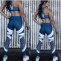 New Women Casual Blue Leggings Skinny Elastic Force Sporting Fashion Polyester Fitness Leggings