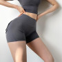 Women Sexy Shorts High Waist Buttock Pocket Fitness Short Push Up Qucik Dry Elastic Cargo Shorts Mujer Slim Workout Short Female