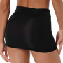 Women Stretchy Shirring Miniskirt Ladies Summer Mini Skirts Mid Waist Elastic Waistband Ruched Skirt for Party Nightclub