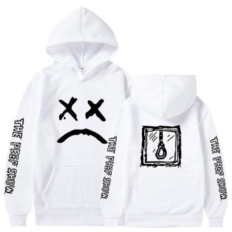 Hoodies Sweatshirt Lil Peep Hoody Love lil.peep Happy Smiling Face Print Men Women Pullover Hoodies Hip hop streetwear male tops