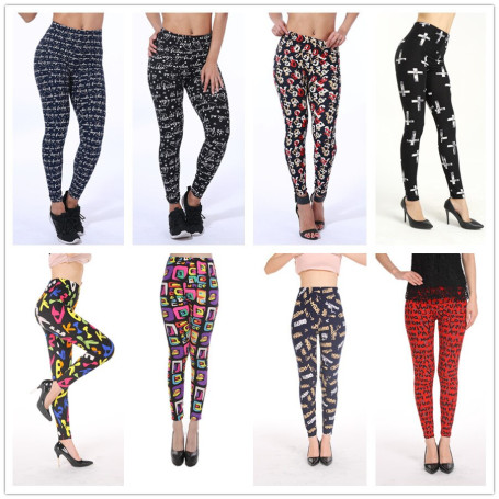 Camouflage Womens for Leggings Graffiti Style Slim Stretch Trouser Army Green Leggings Deportes Pants