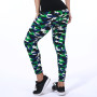 Camouflage Womens for Leggings Graffiti Style Slim Stretch Trouser Army Green Leggings Deportes Pants