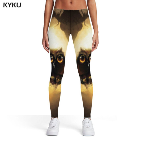 Three-Dimensional Leggings Women Geometric Sport Orange Trousers Dizziness Leggins  3d Print  Womens Leggings Pants Casual