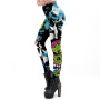 3D Printed Skull Halloween Tight Leggings Sports Women Fitness Sexy Skinny Leggins Pant Women чулки pantalones de mujer