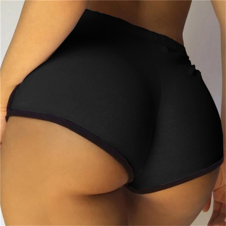 Casual Fashion White Black High Waist Women Biker Bodycon Shorts Summer Cotton Sweat Mini Sexy Shorts Femme