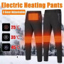 Self Heating Thermals Pants Usb Electric Heated Warm Pants Winter Warmer Heating Usb Electric Heated Pants Warm Men/women Winter