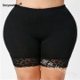 S-5XL Large Size Women Summer leggings high waist Lace Short boho feminino Trouser panties high waist mujer Bottoming Pants