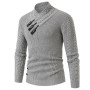 Winter Men's Turtleneck Sweater Fashion Large Size Pullover Autumn Warm Winter Shirts Retro Clothing Knitting