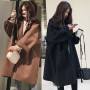 Women Winter Loose Thicker Outwear Student Warm Cosy Pockets All-match Khaki Mujer Vintage Soft Korean Cool Streetwear Young Ins