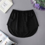 Detachable Underskirt Women Fake Shirt  Irregular Skirt Tail Blouse Hem Cotton Extender Fake Hem  Mini Skirt Fake Hem 6 Sizes