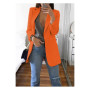Blazer Women  New Ladies Professional Office Lapel Cardigan Temperament ropa mujer Suit Jacket Casual Lady coat  Solid coats