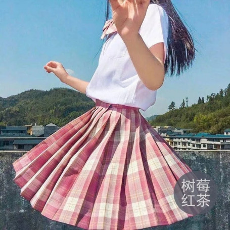 JK Gothic Plaid Skirts Women Summer Japan Style Harajuku y2k High Waist Kawaii Pleated Skirt Girls Cute Dance Mini Skirts Female