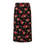 Women Summer Print Flowers Pencil Skirt Casual Plus Size Vintage Printing