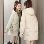 Women Jacket Winter Thick Warm Down Cotton Parka Coat Women's Casual Loose Korean Style Outwear Ladies Hooded