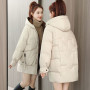 Winter Thick Women Jacket Fashion Kadies Down Cotton Parka Coat Women's Casual Loose Korean Style Outwear Ladies Hooded