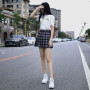 Harajuku Preppy Style Plaid Skirts Japanese School Uniforms Ladies Mini Cute Jupe Kawaii Skirt Saia Faldas Women Pleat Skirt
