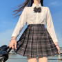 Mini Skirts Womens Summer Autumn Winter Pleated Skirt Plaid Skirt Tennis Skirt Sexy White Black Skirt Y2k Goth School Jupe