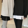 False Skirt Tail Blouse Hem Shirt Extender Women Short Petticoat Underskirt Mini Skirt Korean Fashion Black White Micro Skirt