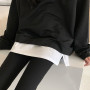 False Skirt Tail Blouse Hem Shirt Extender Women Short Petticoat Underskirt Mini Skirt Korean Fashion Black White Micro Skirt