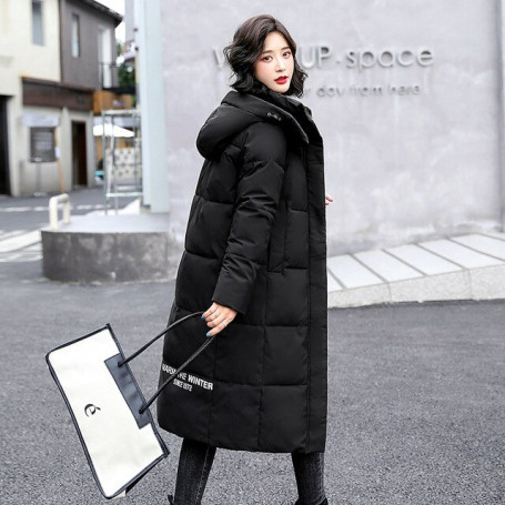 Winter Coat Women  Winter Jacket Women Puffer Jacket  Winter New Korean Style Long Ladies Over-the-knee Cotton Parkas Jacket