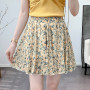 Floral Mini Skirt Women's High Waist Elastic Short Skirt Women Skirt Women's Skirt Lovely Girls Summer Women's Clothing