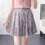 Floral Mini Skirt Women's High Waist Elastic Short Skirt Women Skirt Women's Skirt Lovely Girls Summer Women's Clothing