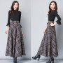 Plaid A- line Women's Autumn Winter Large Size Women's Clothing Woman Skirts Mujer Faldas Saias Mulher