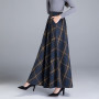 Plaid A- line Women's Autumn Winter Large Size Women's Clothing Woman Skirts Mujer Faldas Saias Mulher