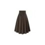 SD Women Goth Steampunk Skirt High Waist Stretch Midi A-Line Skirt With Pockets Renaissance Length Adjustable Punk Skirts A30