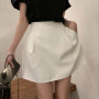 KUSAHIKI Korea Summer New High Waist Woman Shorts Fashion Solid Causal Pocket A-line Mini Skirt Sweet Faldas Mujer Moda