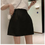 KUSAHIKI Korea Summer New High Waist Woman Shorts Fashion Solid Causal Pocket A-line Mini Skirt Sweet Faldas Mujer Moda