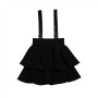 Vintage Women Gothic Punk Lolita Skirt Casual High Waist Black Harajuku Suspender Skirt Girls Y2K Mini Skirt Streetwear Clothes