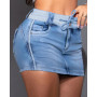 High Waist Denim Mini Short Skirt Women