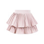 Ezgaga Korean Fashion Sexy Pleated Skirts Women Solid High Waist All-Match Summer New Culottes Mini Cupcake Skirts Faldas Mujer