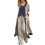Women Long Casual Fashion Elegant  Cardigan & Sling Tops & Loose Pants Sets Patchwork Lady Outfits 3Pc Sets