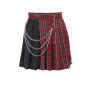 Japanese Style Kawaii Plaid Pleated Skirt Korean Preppy Harajuku Vintage High Waist Mini Skirt School Uniform E-girl Streetwear