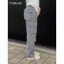 Vintage Cargo Pants  Baggy Jeans Women Fashion 90s Streetwear Pockets Wide Leg High Waist Straight Y2k Denim Trousers Overalls