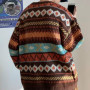 Men Women Vintage Sweater Harajuku Knitwear All-match Thicker Fall Popular Pullovers