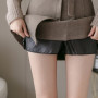 Casual Korean Harajuku Women Empire Skirt Vintage Mini A-line Skirts High Waist Above Knee Skirt