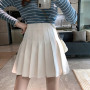 High waist pleated Micro Mini Skirt Women