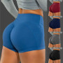 Women Short Sport Leggings High Waist Elastic Perfect Lace Leggings Gym Workout Tights Yoga Short Solid Color Pocket